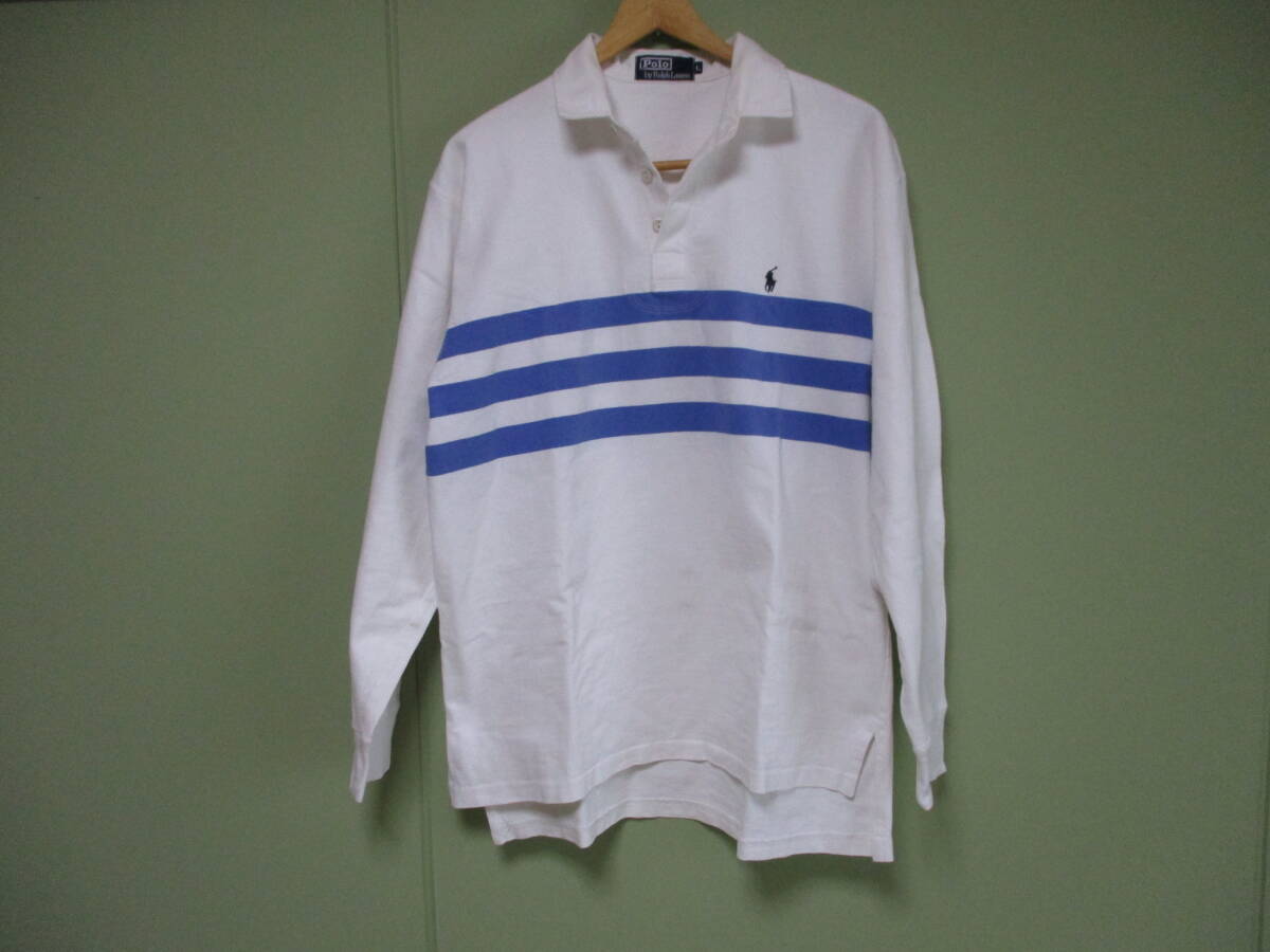 Polo Ralph Lauren 長袖ラガーシャツ サイズ L 使用品拍卖