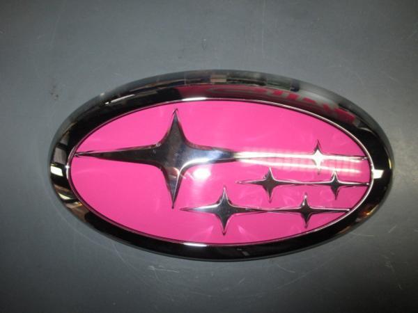 【SUBARU フォレスター SJG/SJ5 A~C型用】ラ・アンスポーツ カスタムピンクオーナメント エンブレム フロントのみ拍卖