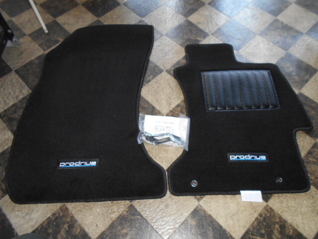 PRODRIVE製 フロアマット黒 運転/助手席フロント用2枚(レヴォーグVM4/VMG型車)受注生産 *送料別途拍卖