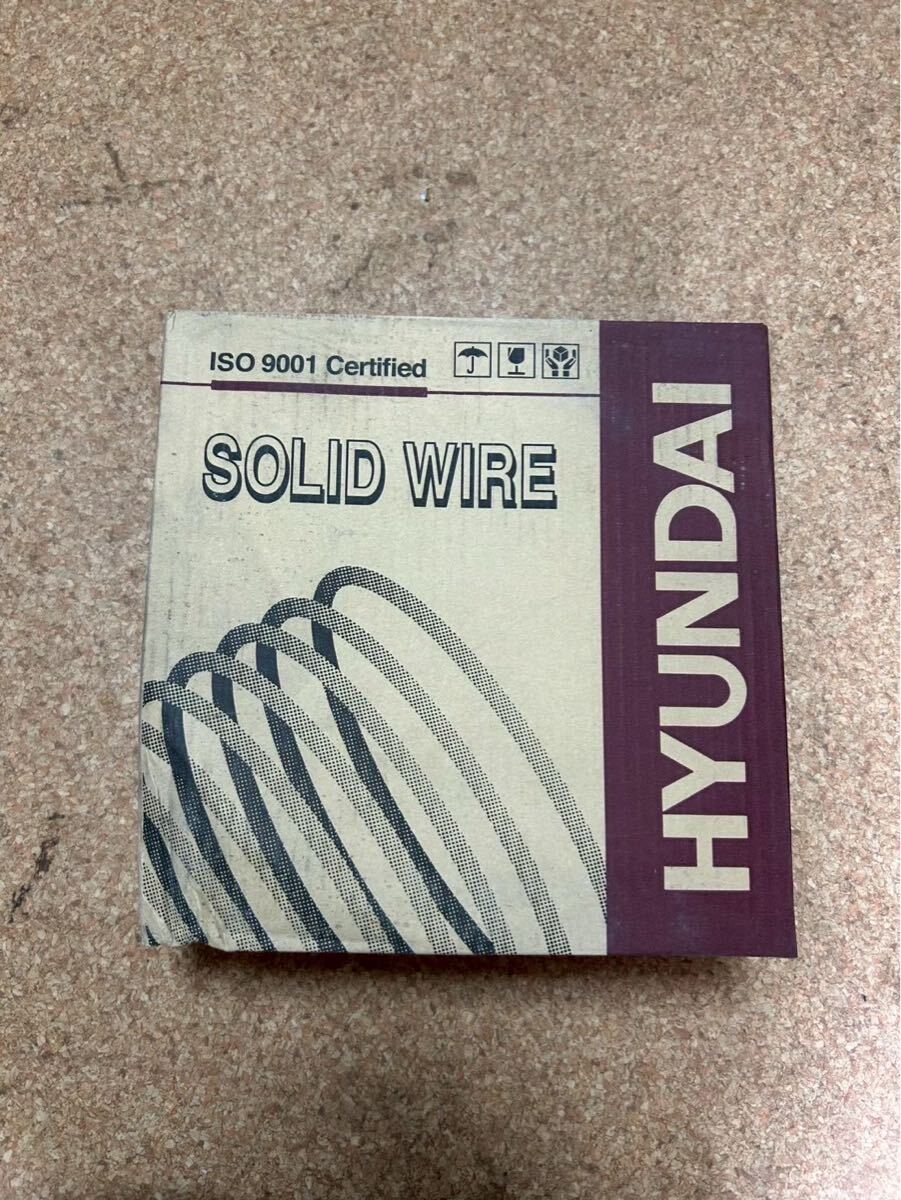 【A-639】ヒュンダイ 溶接ワイヤー ソリッドワイヤー SM-70S 1.2mm×20kg拍卖