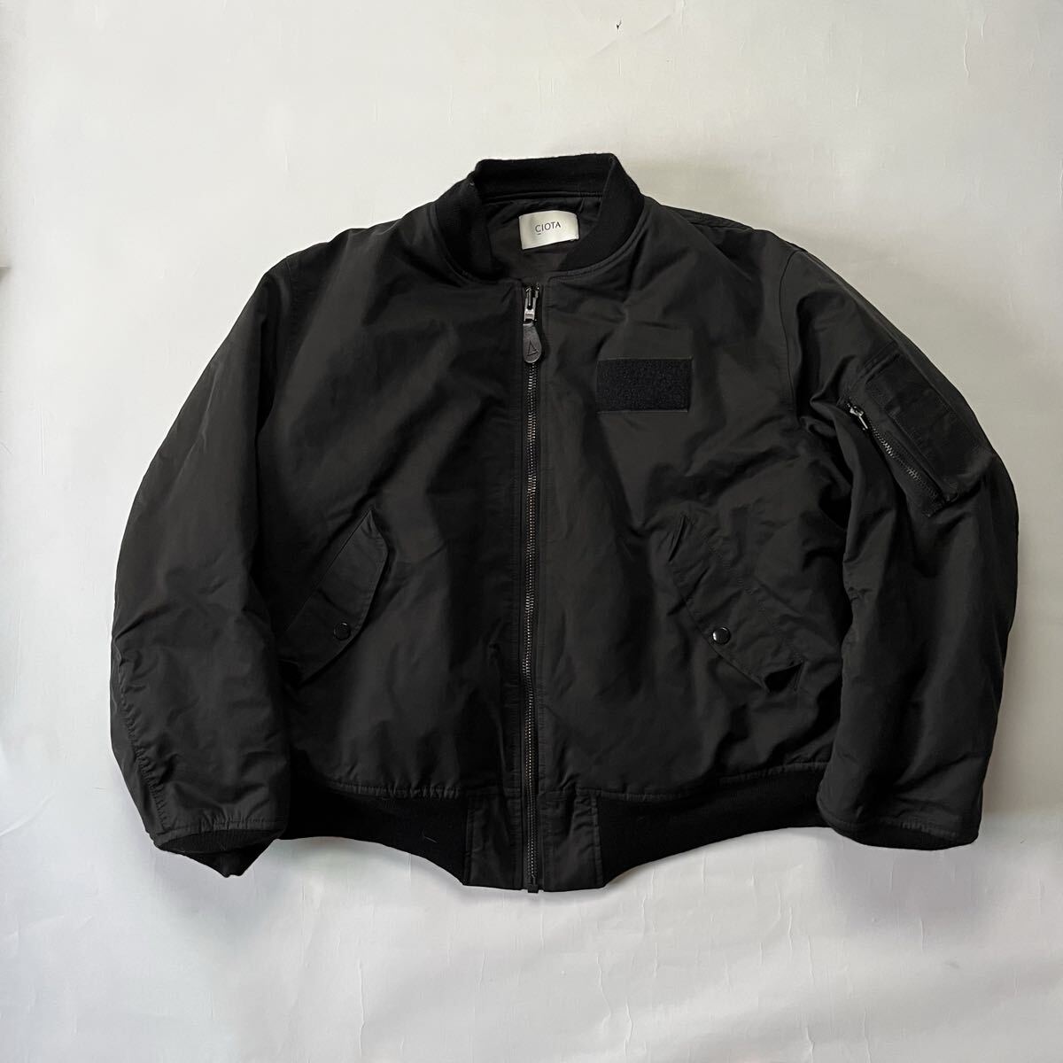 CIOTA MA-1 Flight Jacket フライトジャケット サイズ6 ブルゾン シオタ ma1 ブラック 黒拍卖