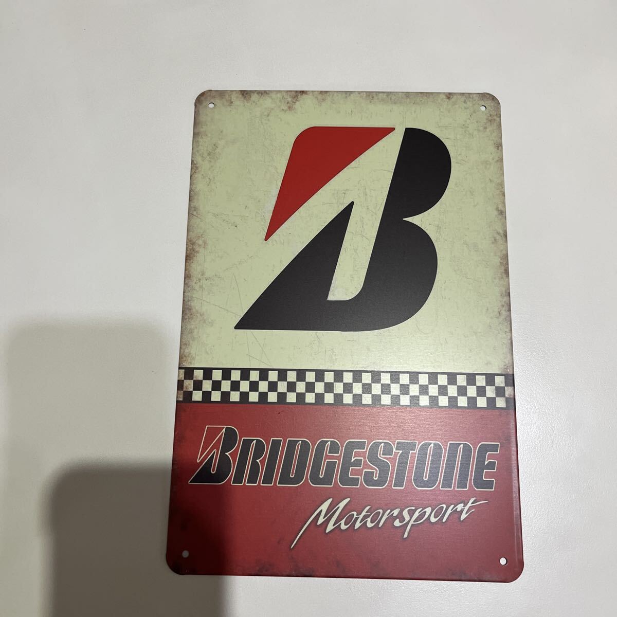 ブリヂストン アメリカン雑貨 ブリキ看板拍卖