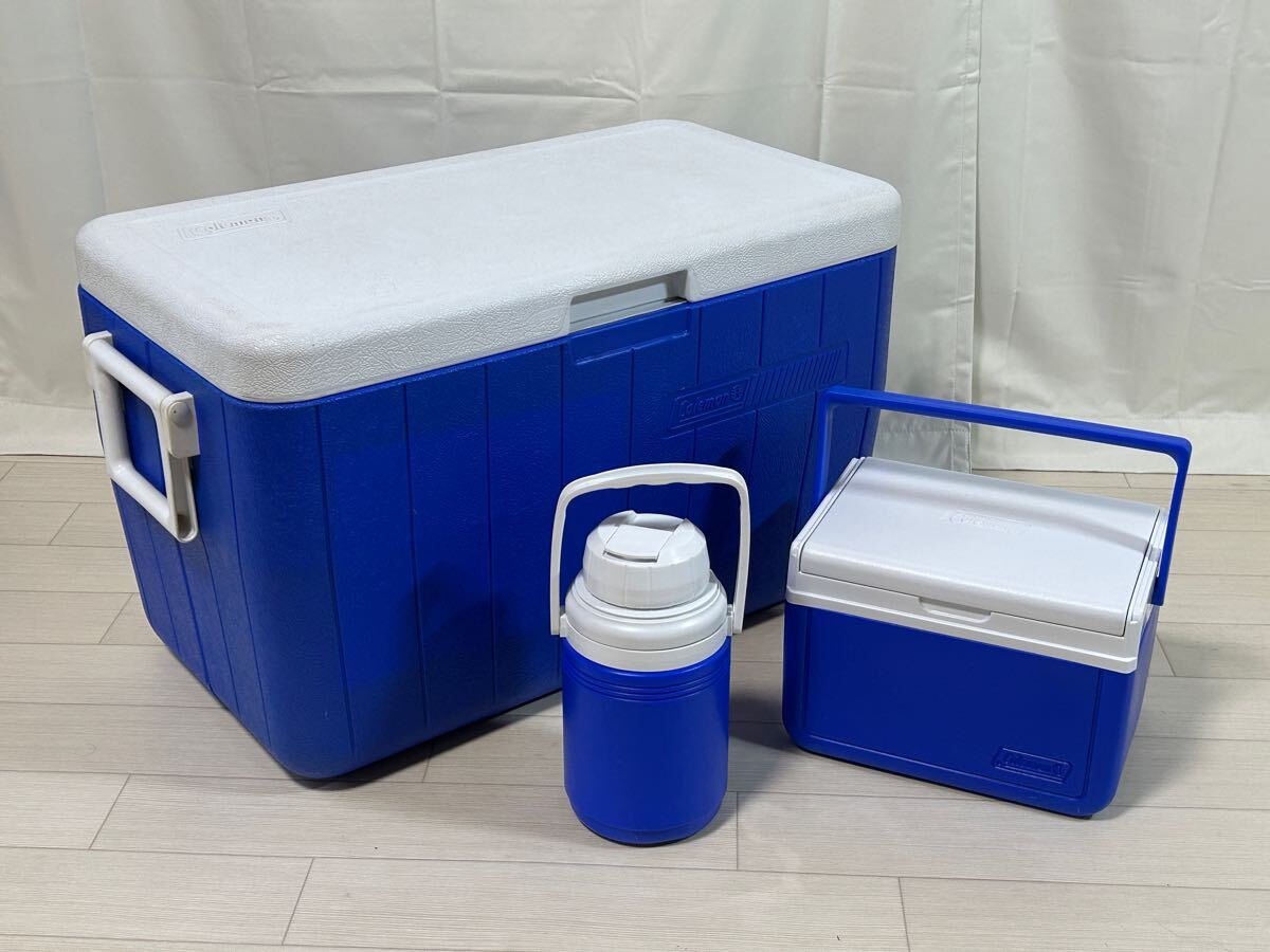 Coleman クーラーボックス ミニクーラーボックス ウォータージャグ 3点セットUSA アウトドア BBQ【中古】YN10063TUD【送料無料/匿名配送】拍卖