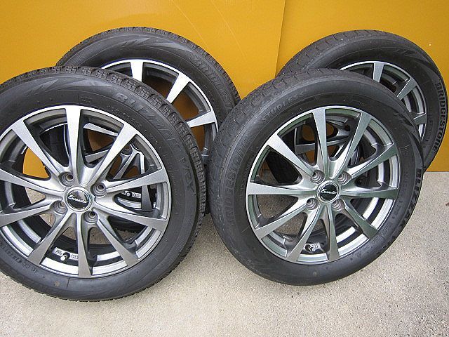 【引取限定】埼玉県 ブリヂストン ブリザック VRX 165/60R15 2017年 スタッドレスタイヤ ホイール BRIDGESTONE BLIZZAK【中古】YO10038EZ拍卖
