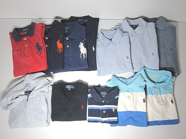 まとめて 12点セット RALPH LAUREN ラルフローレン キッズ 子供服 サイズMIX 男の子 【中古】YO10029TUD【送料無料/匿名配送】拍卖