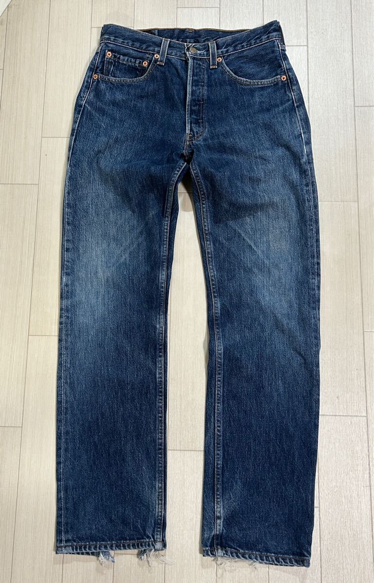 LEVI'S リーバイス 501 デニムパンツ ジーンズ 90s W31 裏刻印553 ボタンフライ 米国製【送料無料】YN10069IKE拍卖