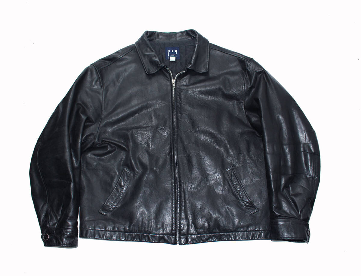 OLD GAP LEATHER JACKET ギャップ レザージャケット拍卖