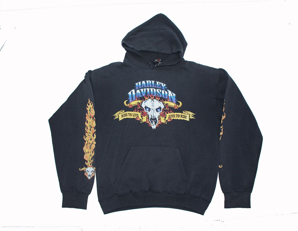 90's Harley Davidson Hoodie ハーレダビッドソン パーカー拍卖