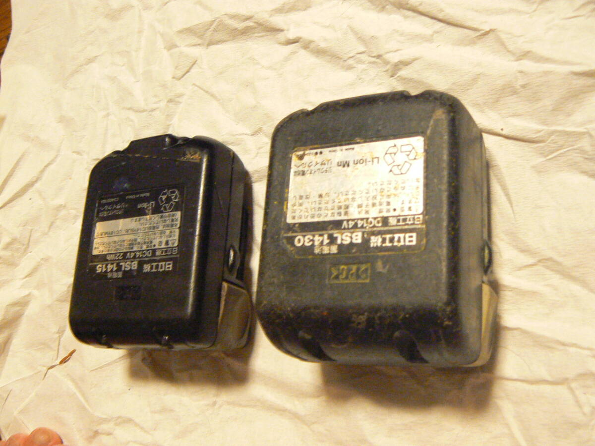 ★ヒタチ14.4V★バッテリーBSL中古品2個●送安拍卖