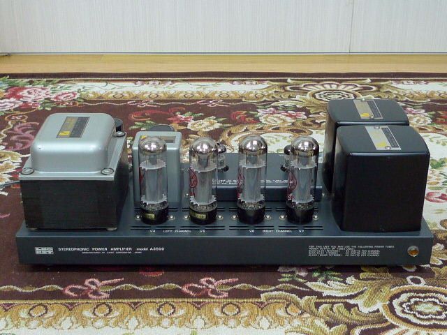 ◆LUXMAN ラックスマン A3500 管球パワーアンプ Arizona Capacitors オイル・コンデンサー搭載◆拍卖