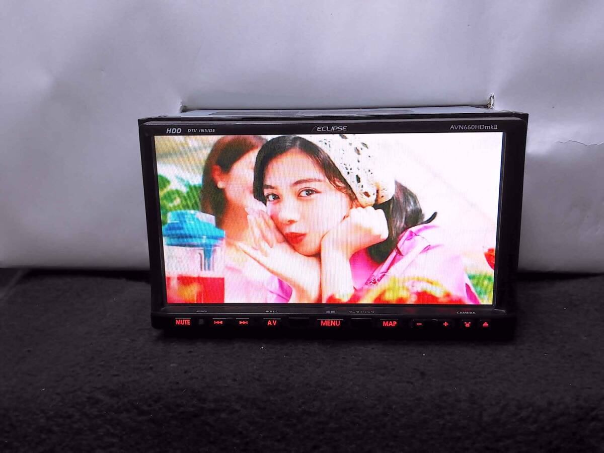 ◎日本全国送料無料 スズキ ポン付 ECLIPSE イクリプス HDDナビ AVN660HD 4X4フルセグTV内蔵 DVDビデオ再生 CD3000曲録音 保証付拍卖