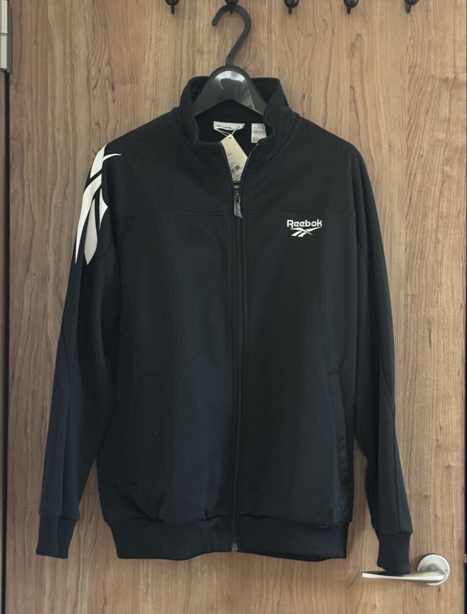 新品 Reebok リーボック クラシック ジャージ ブラック 長袖 トラックジャケット L拍卖