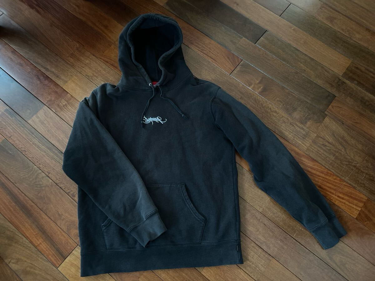 希少 Supreme 2019 S/S タグロゴ フーディー フェード Mサイズ拍卖