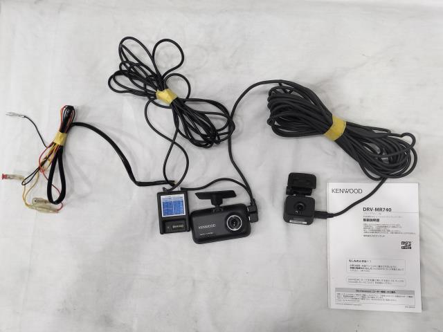 社外 Kenwood ケンウッド DRV-MR740 ドライブレコーダー ドラレコ 前後 2カメラ 12V車 直電タイプ 16G SDカード付拍卖