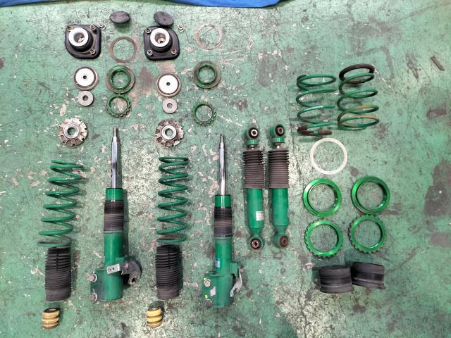 固着なし!! H92W 日産 オッティ ライダー 社外 TEIN テイン 車高調 ストリートベイシス 減衰調整なし拍卖