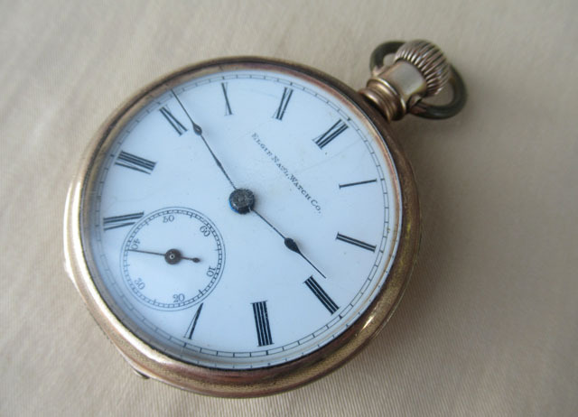 ■エルジン 懐中時計 手巻き スモセコ ELGIN NATL WATCH CO■の-71拍卖