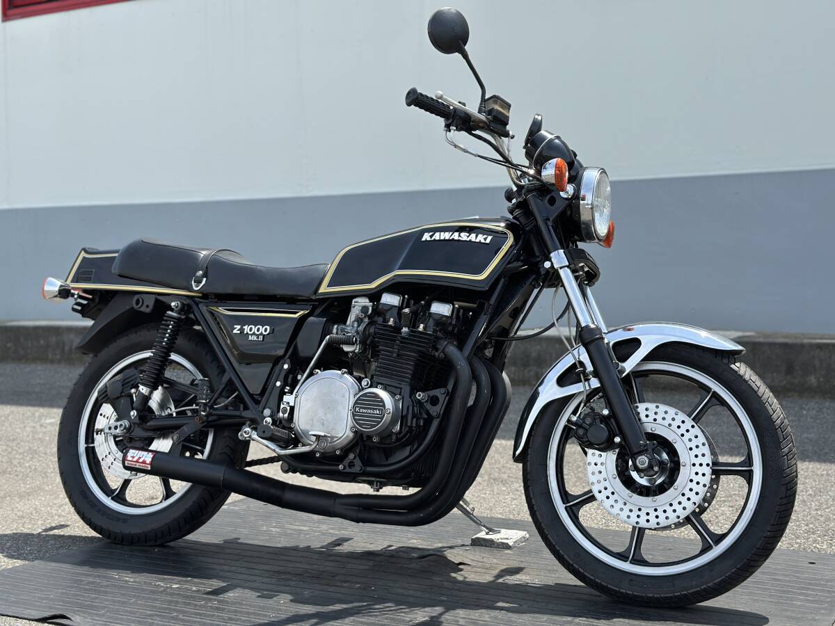 ★KAWASAKI Z1000 MK2★ 約3年の車検付き!! 超極上!! カワサキ エンジン実働 走行動画有 書類有 旧車 絶版車 MKⅡ Z1R Z1 Z2 KZ900 KZ1000A拍卖