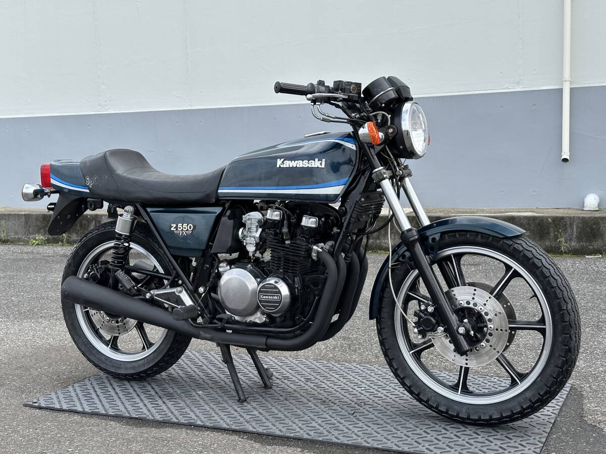 ★KAWASAKI Z550GP★ FX仕様!! 純正オリジナルカラー!! カワサキ エンジン実働 動画有 書類有 登録可 旧車 Z400FX Z500FX Z550FX Z750FX拍卖