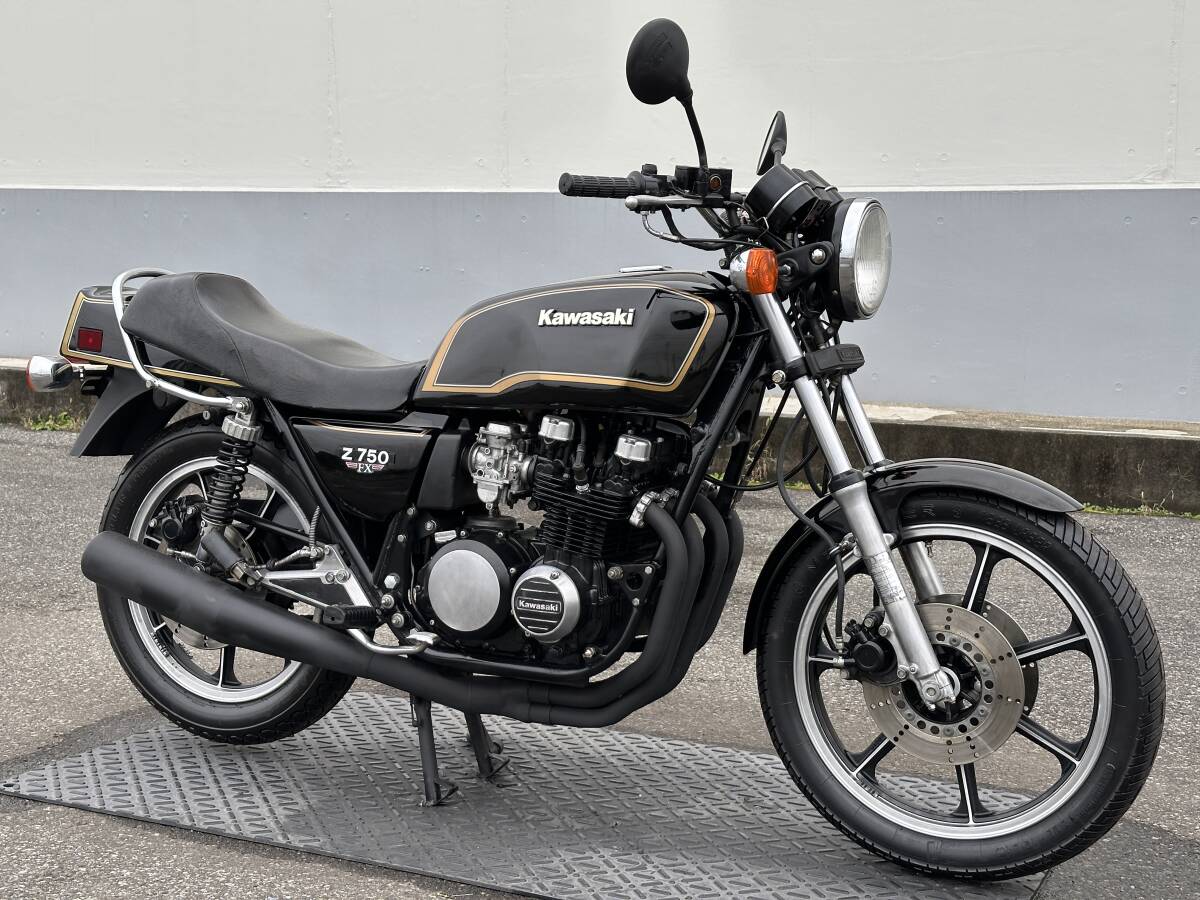 ★KAWASAKI Z750FX★ MK2カラー!! カワサキ エンジン実働 動画有 書類有 登録可 旧車 Z400FX Z550FX KZ750 Z1000 MKⅡ拍卖