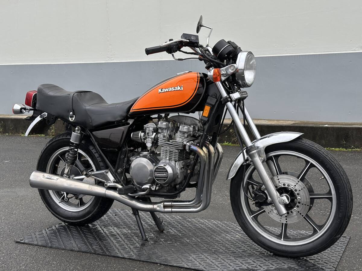 ★KAWASAKI Z550LTD★ 火の玉!! カワサキ エンジン実働 動画有 書類有 登録可 旧車 Z400J Z400FX Z500FX Z550FX Z750FX拍卖