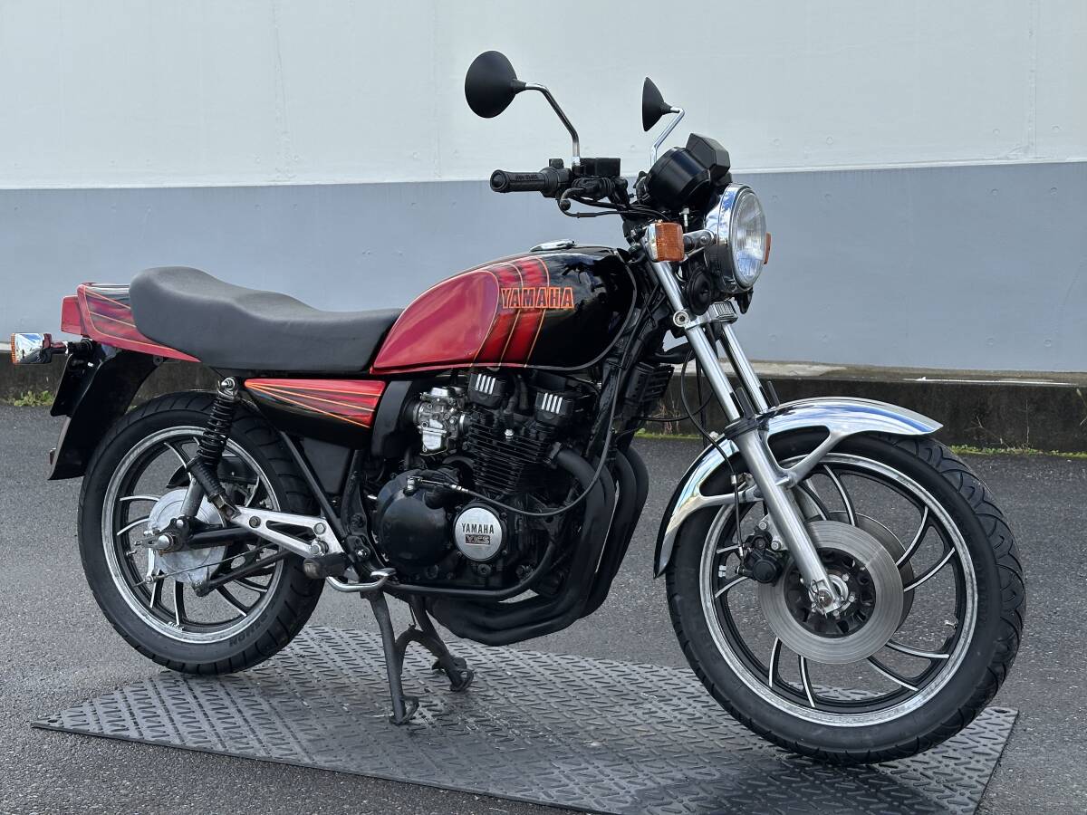 ★YAMAHA XJ550★ カスタムカラー!! ヤマハ エンジン実働 動画有 書類有 登録可 旧車 絶版車 XJ400 XS400 XJR400拍卖