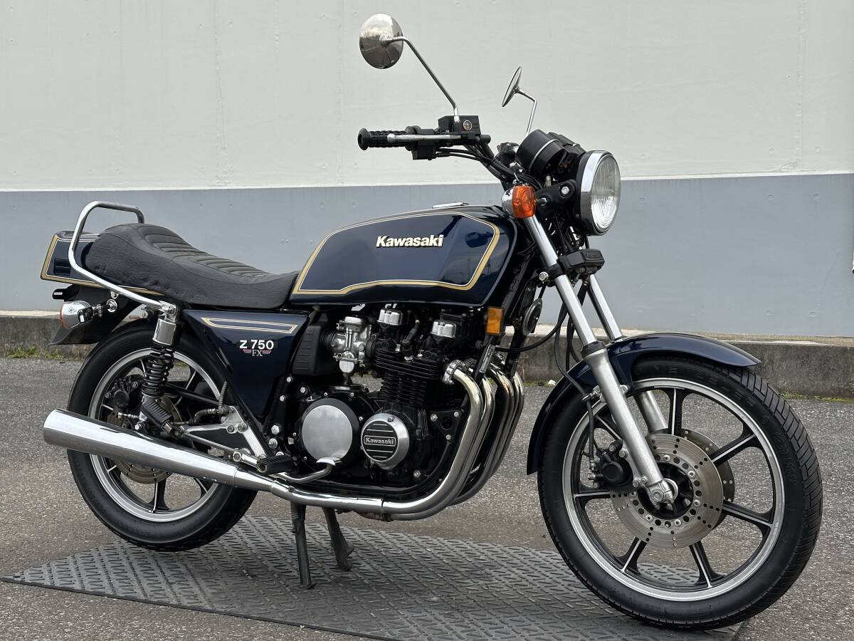 ★KAWASAKI Z750FX★ MK2カラー!! カワサキ エンジン実働 動画有 書類有 登録可 旧車 Z400FX Z550FX KZ750 Z1000 MKⅡ拍卖