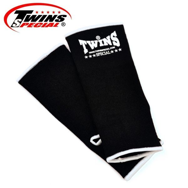 送料無料 新品 Twins ツインズ アンクルサポーター ブラック AG1 Lサイズ 伸縮タイプ ムエイタイ キックボクシング MMA 格闘技拍卖