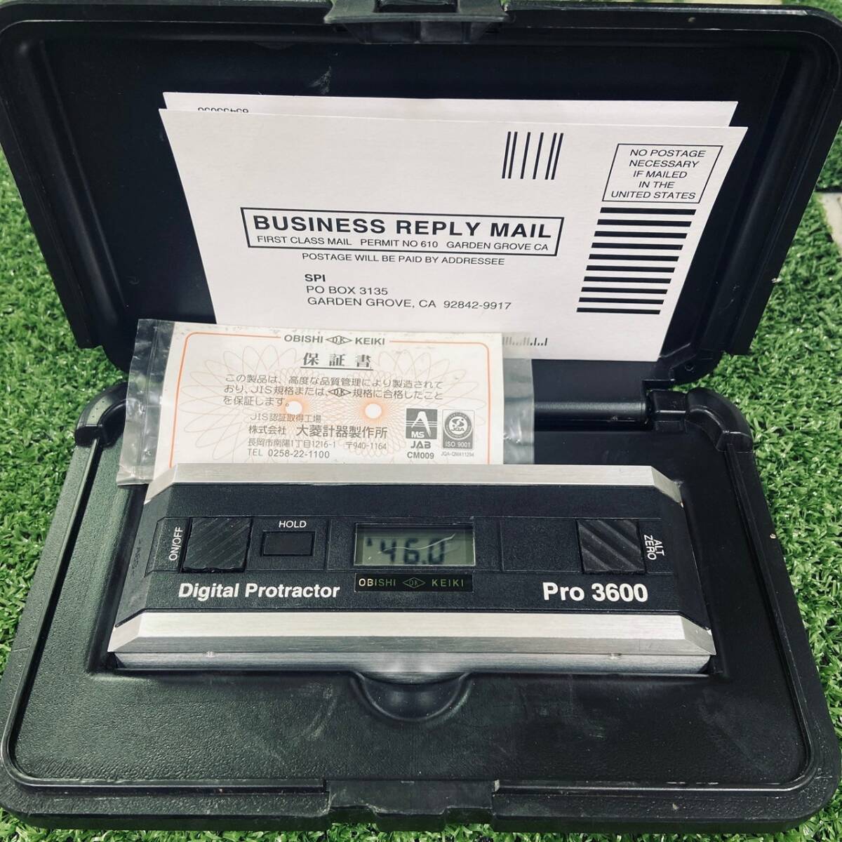 (富)★大菱計器 OBISHI デジタル傾斜レベル デジタルプロトラクター Pro3600 角度計 傾斜計 領収OK n1003-1-5b拍卖