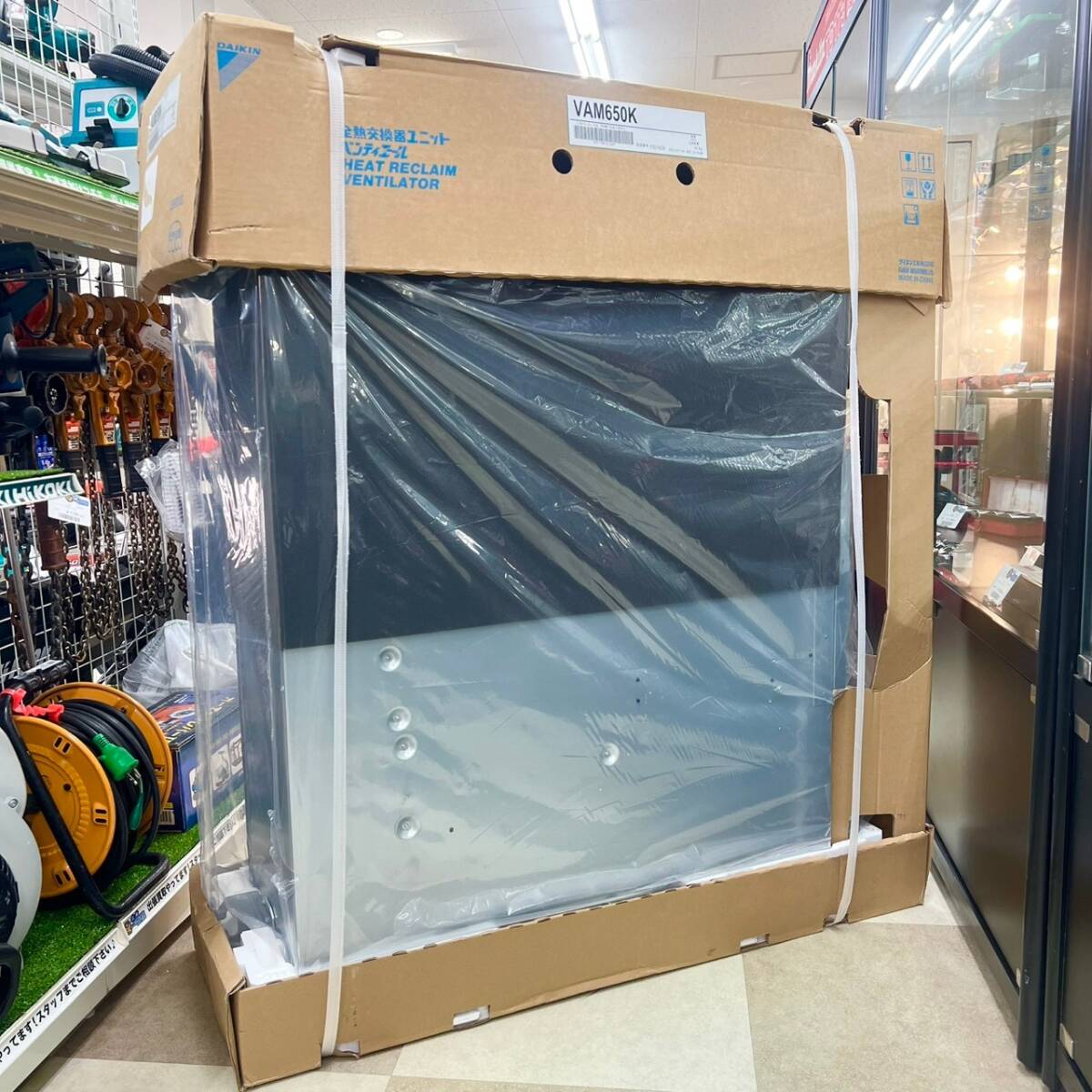 ★未使用保管品 DAIKIN ダイキン 全熱交換器ユニット ベンティエール VAM650K 単相200V 業務用 換気 天井埋込ダクト形拍卖