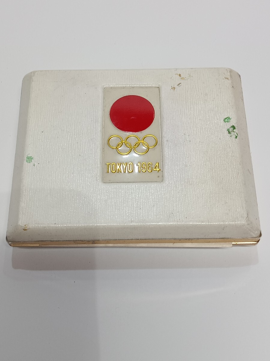 1964 東京オリンピック 陸上競技後援会記念メダル 丹銅金メッキ 長期保管品 ケース入り ②拍卖