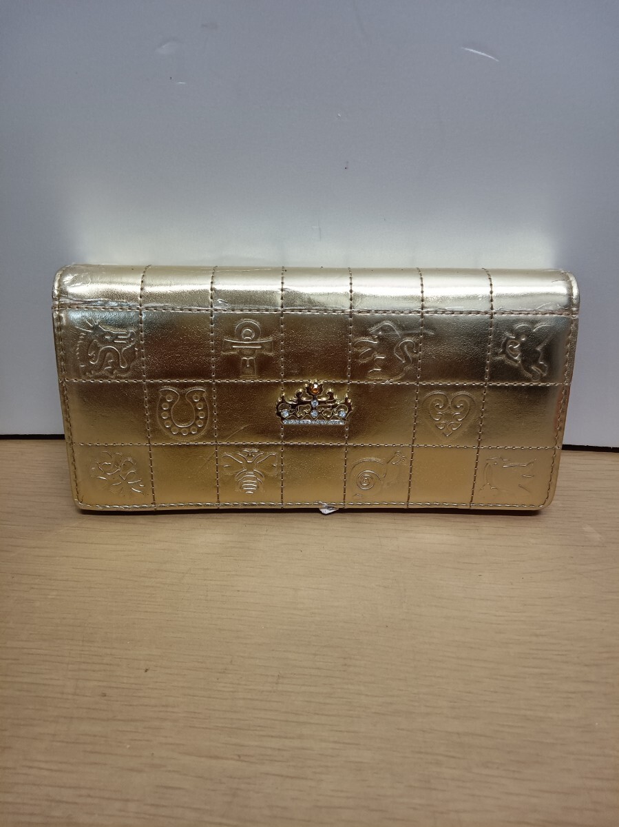 開運 金色 長財布 ロングウォレット 財運上昇 中古拍卖