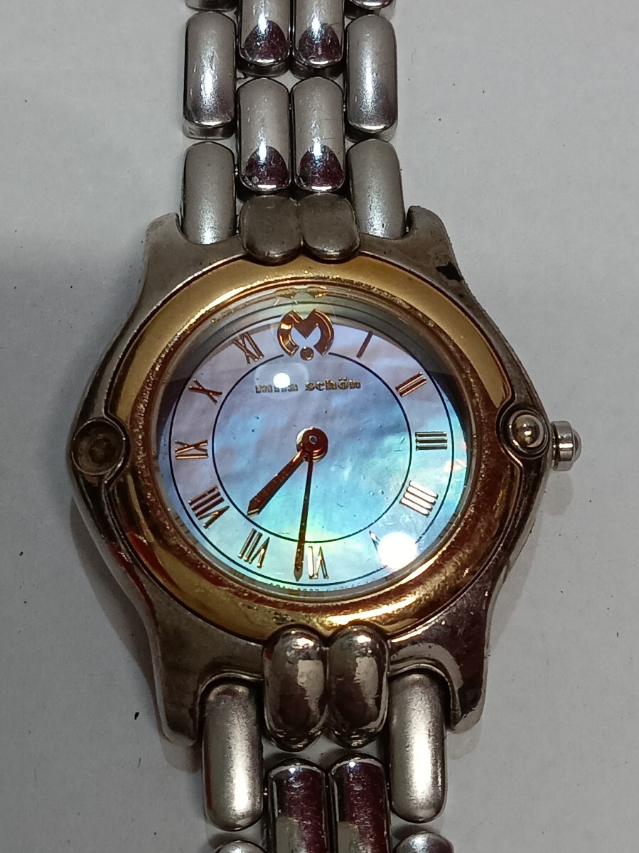 mila schon ミラショーン レディース 腕時計 クオーツ GN-0-S 3220-327136 電池切れ 動作未確認 シェル文字盤拍卖
