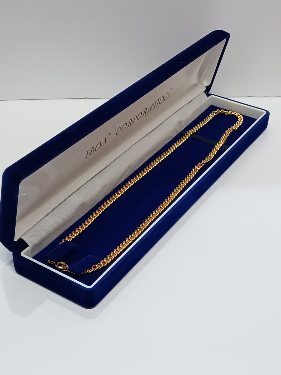 K18GF ネックレス シングルチェーン 42cm アクセサリー used拍卖