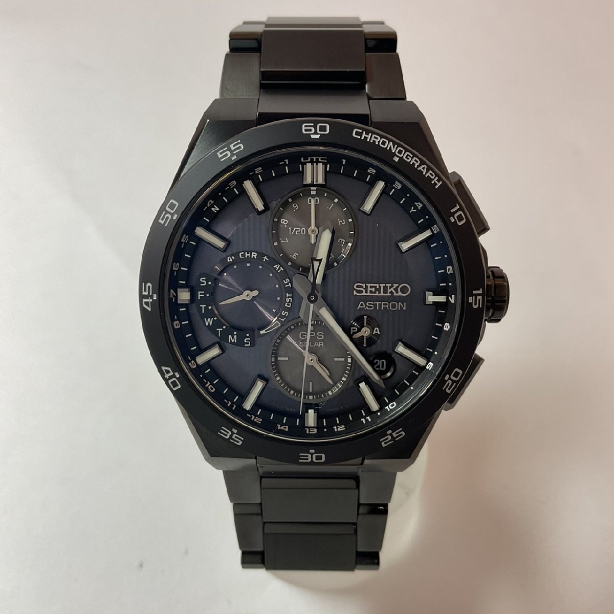 SEIKO セイコー ASTRON アストロン NEXTER ネクスター SBXC155 5X83-0AA0 GPS ソーラー デュアルタイム クロノグラフ メンズ 腕時計拍卖