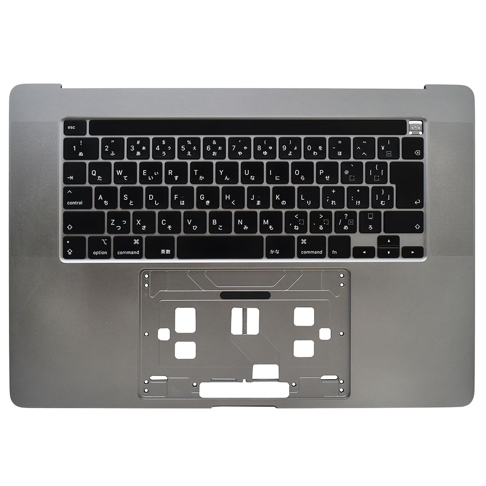 MacBook Pro 16 2019 A2141 スペースグレイ Touch Bar 日本語 キーボード 中古品 5-0618-2 パームレスト グレー拍卖