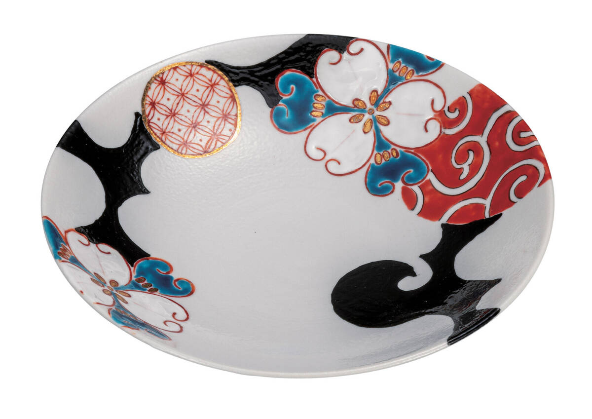 九谷焼! 佐藤剛志 ☆色華・7号鉢☆ K9-324 飯碗 飯茶碗 丼 どんぶり 鉢 多用丼 碗 プレート ギフト拍卖