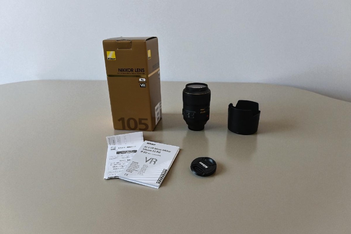 ○ニコン レンズ AF-S VR Micro-Nikkor 105mm f/2.8G IF-ED 単焦点マクロ 古道具のgplus広島2510k拍卖