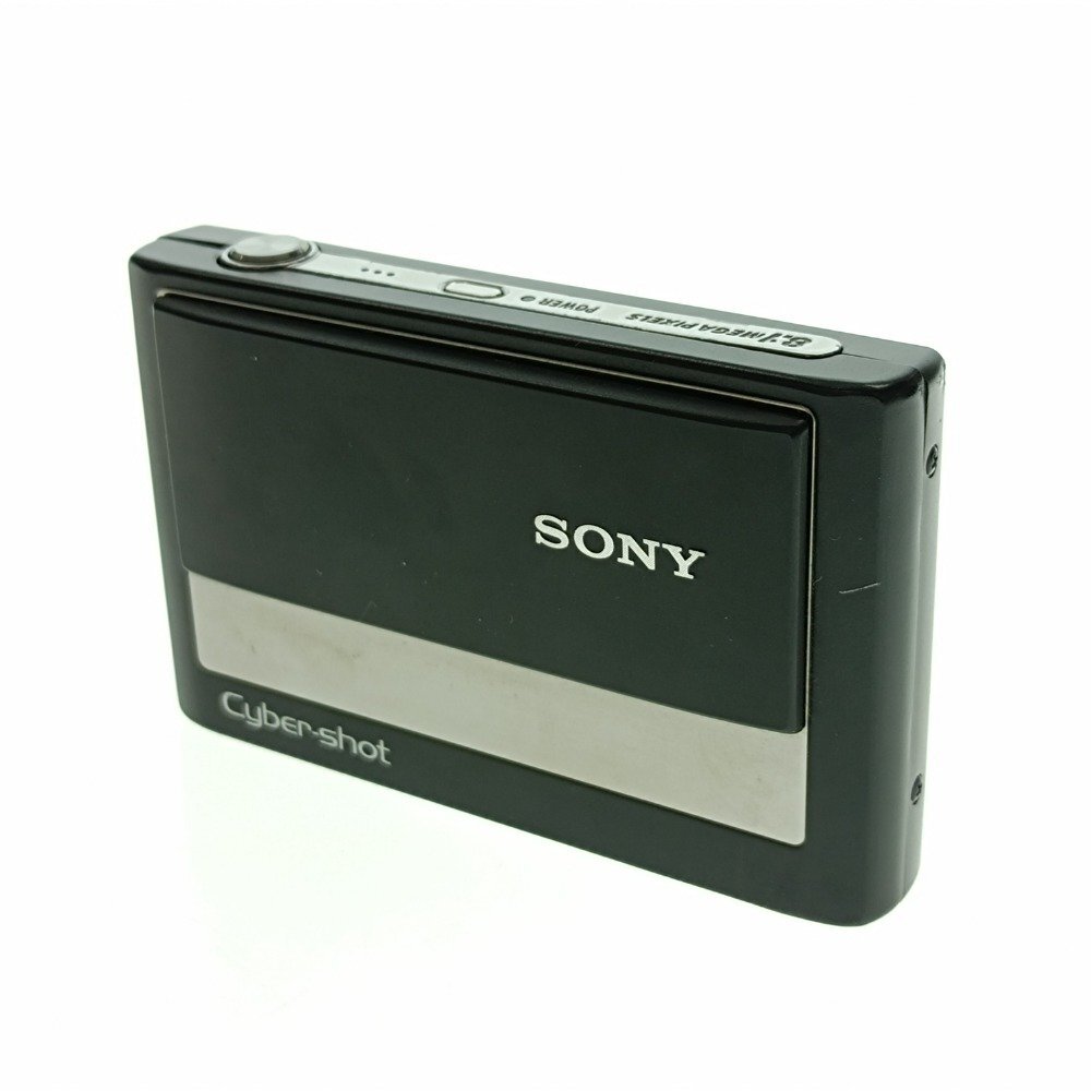 SONY ソニー コンパクト デジタルカメラ Cyber-Shot DSC-T20 ブラック 平成 レトロ コンデジ 光学機器 動作未確認 ジャンク 中古拍卖