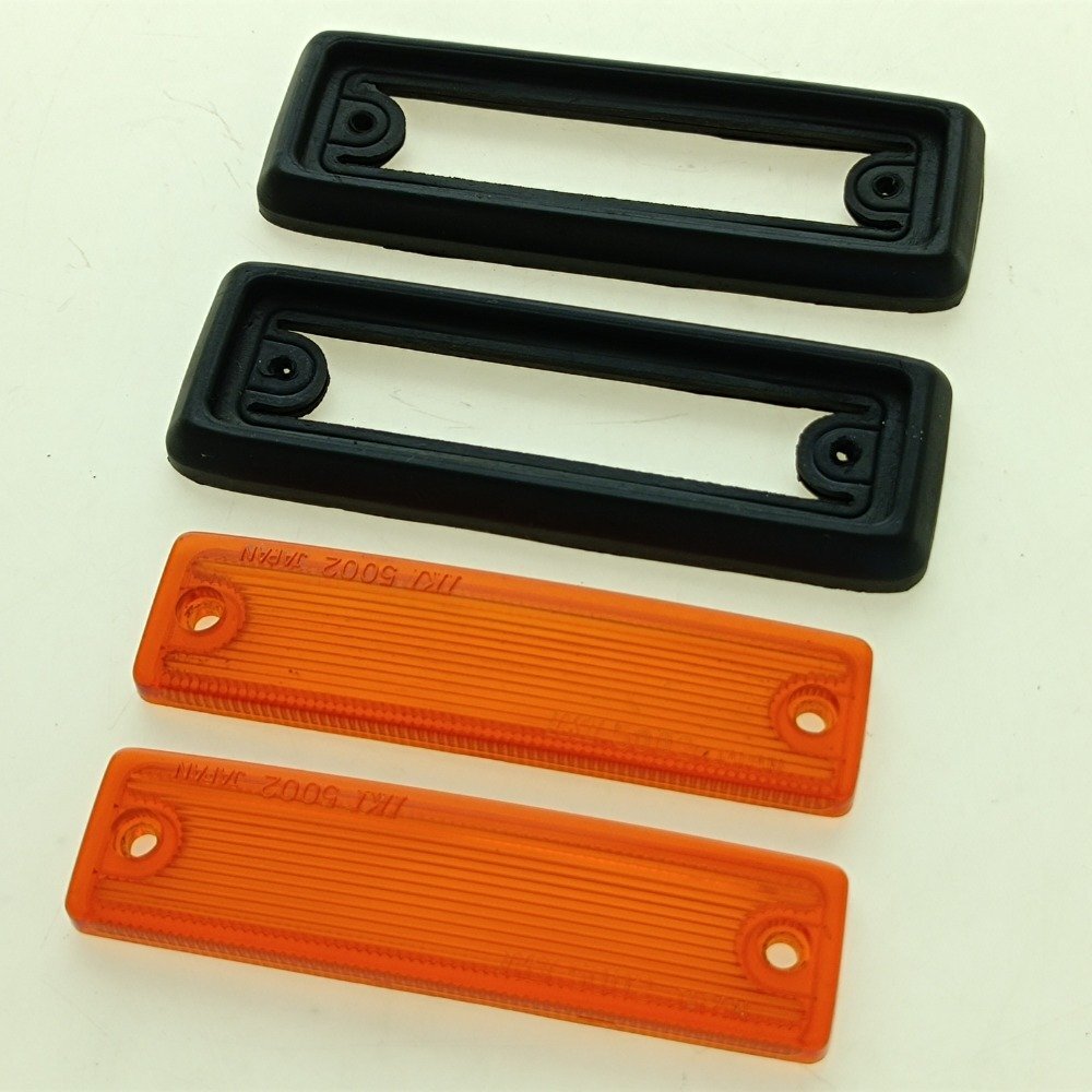 NISSAN 日産 純正 サイドマーカー ウインカーレンズ IKI5002 2点セット サイドマーカー 交換用パーツ 自動車用品 詳細不明 中古拍卖