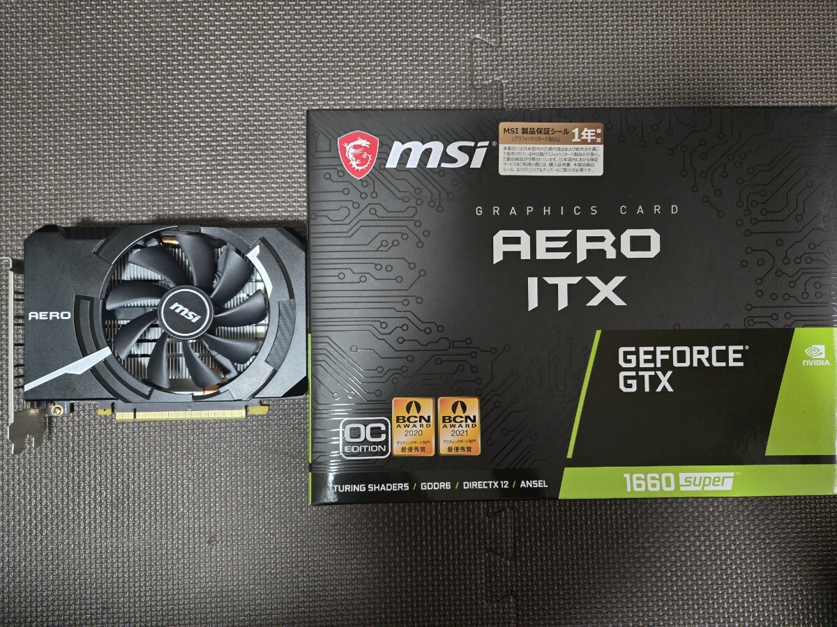 MSI GeForce GTX1660super AERO ITX OC 6G拍卖