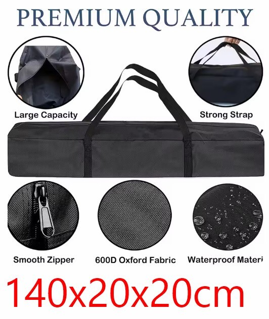 多目的 収納バッグ 140x20x20cm 望遠鏡キャリングケース ★ショルダーバッグ★防水★旅行 ハイキング キャンプ★ a473- 10拍卖