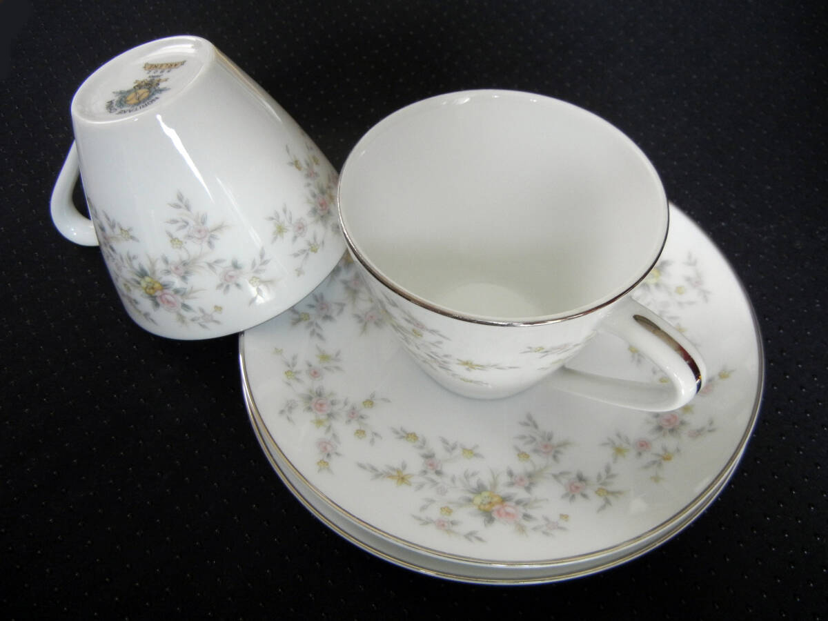 昭和レトロデザイン Noritake ノリタケ カップ&ソーサー 2客(5802 ARLENE)拍卖