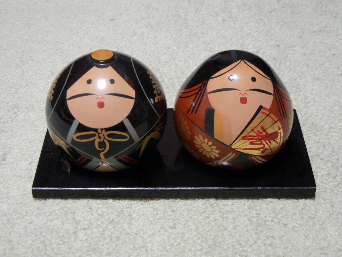 大内人形(大内雛、大内塗) 橋本漆工芸製拍卖