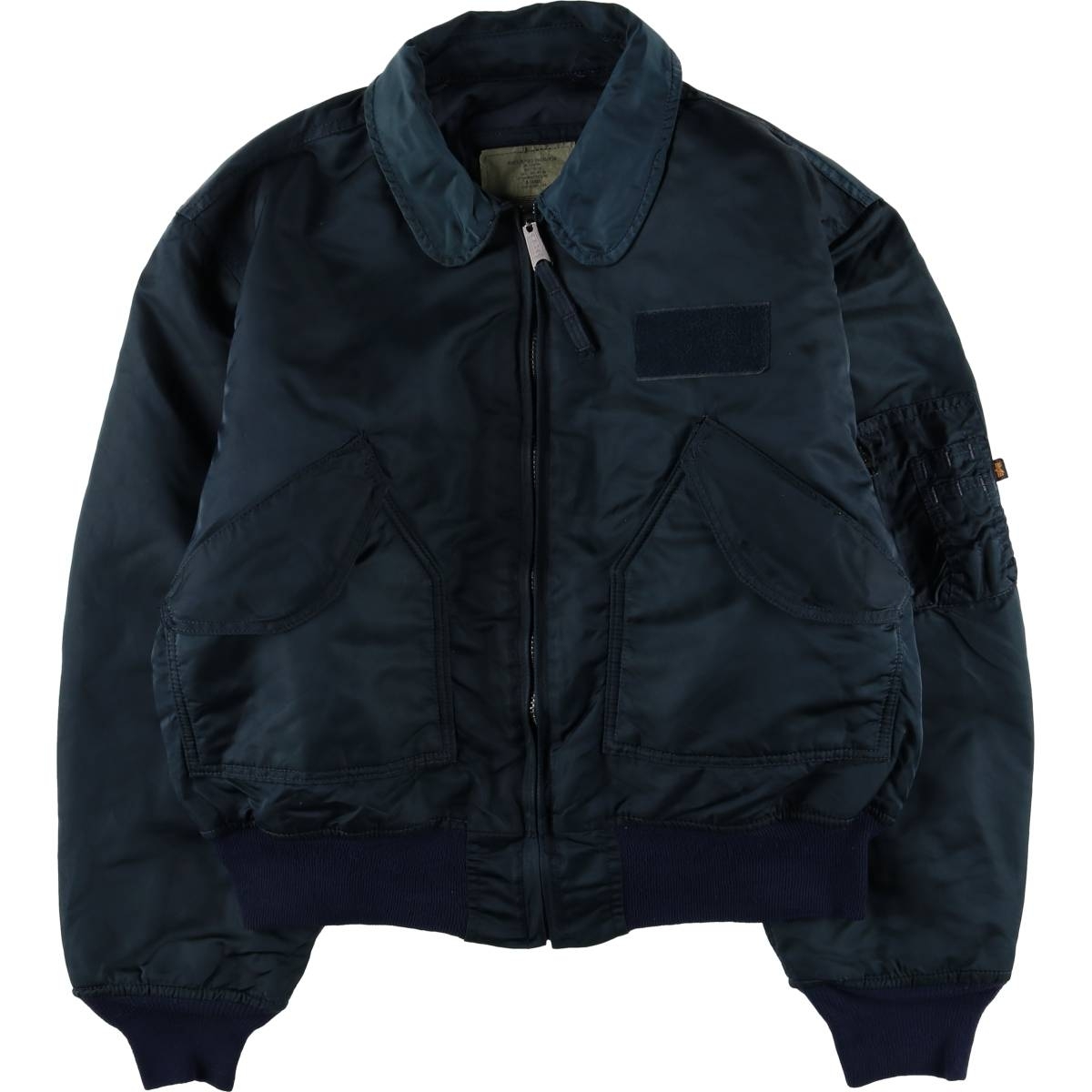 古着 民間品 アルファ ALPHA CWU-45/Pタイプ 中綿入り ミリタリー フライトジャケット USA製 メンズXL相当 /eaa564920拍卖