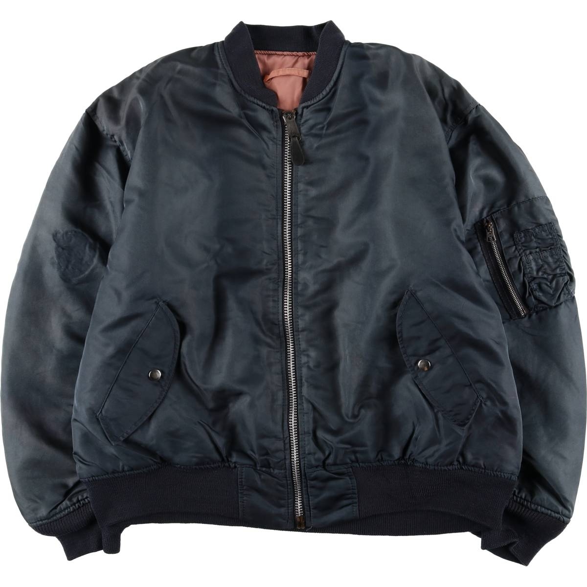 古着 民間品 MA-1タイプ ミリタリー フライトジャケット メンズXL相当 ヴィンテージ /eaa564932拍卖