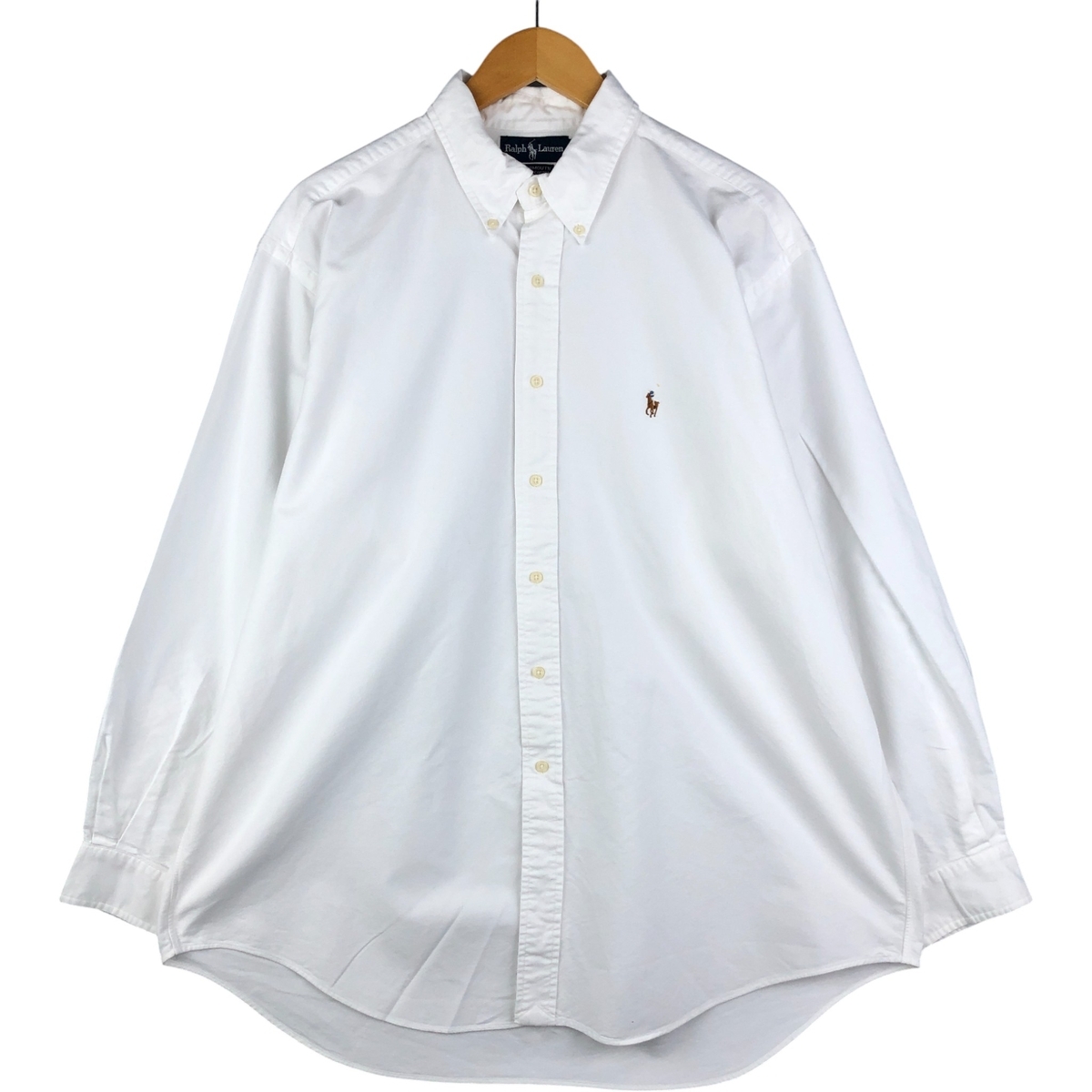 古着 ラルフローレン Ralph Lauren YARMOUTH 長袖 ボタンダウンシャツ メンズXL相当 /eaa592722拍卖