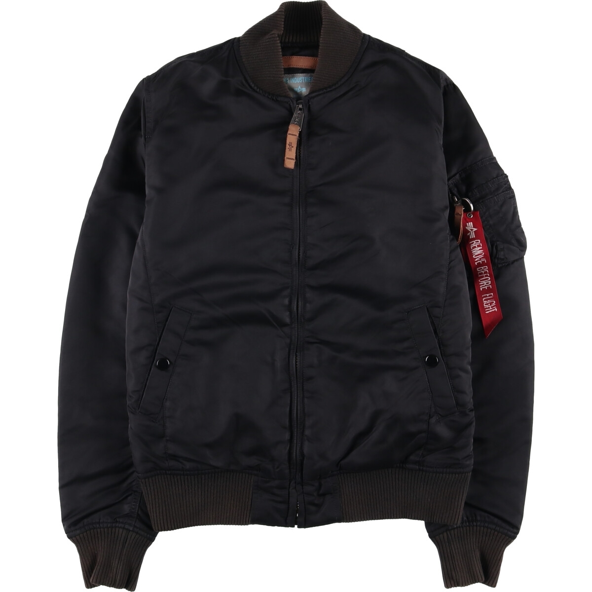 古着 民間品 アルファ ALPHA MA-1タイプ 中綿入り ミリタリー フライトジャケット メンズM相当 /eaa579152拍卖