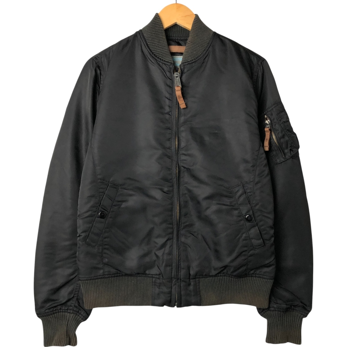 古着 民間品 アルファ ALPHA MA-1タイプ 中綿入り ミリタリー フライトジャケット メンズL相当 /eaa562589拍卖