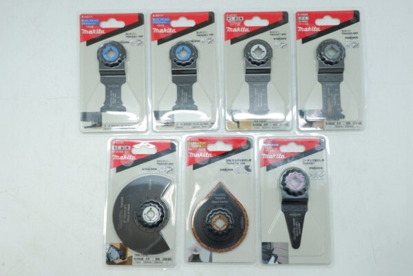 未使用 マキタ マルチツール用カットソー等6種7枚セット TMA061HM TMA047BIM TMA053BIM TMA046BIM TMA074HM TMA067拍卖
