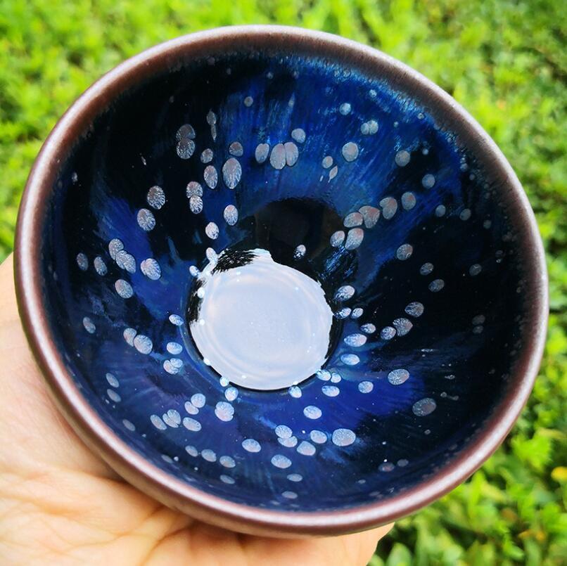 工芸品 抹茶碗 抹茶茶碗 天目茶碗 曜変天目茶碗 茶道具 お茶碗 国宝 茶道 茶碗 窯変天目茶碗 油滴天目 茶道具 茶器 初心者 酒器 陶芸用品拍卖